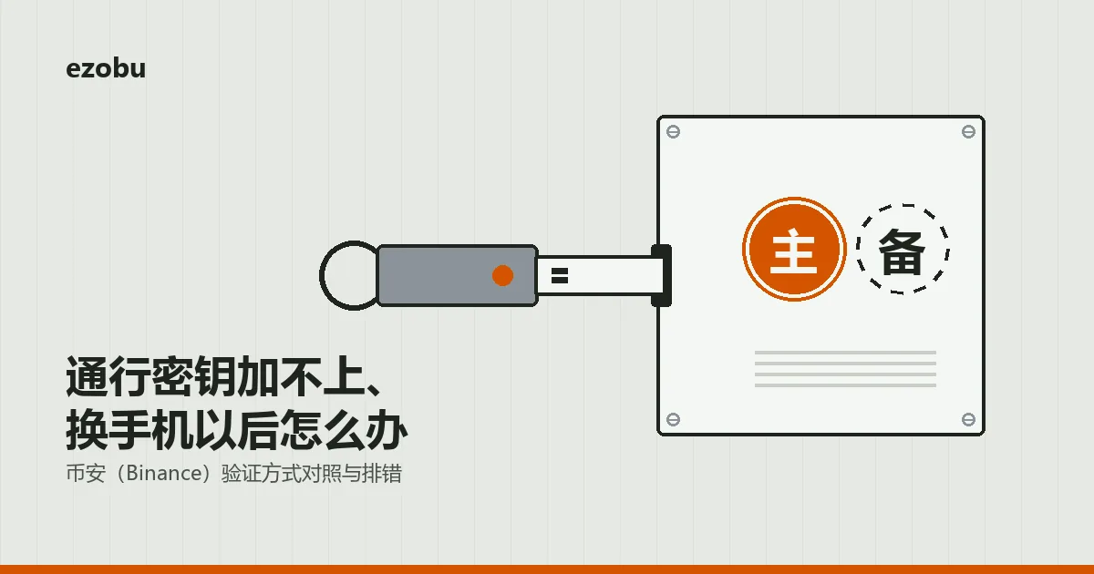 ezobu 自绘的封面：一把扁平钥匙插向插座面板，面板上一盏标着主的灯亮着，标着备的灯熄着